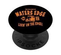 Design del carrello da golf The Village of Waters Edge TV FL PopSockets PopGrip Adesivo