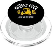 Design del carrello da golf The Village of Waters Edge TV FL PopSockets PopGrip per MagSafe