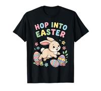Design del Cartone Animato Hop Into Easter Bunny Maglietta