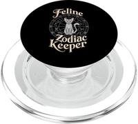Design del custode dello zodiaco felino PopSockets PopGrip per MagSafe