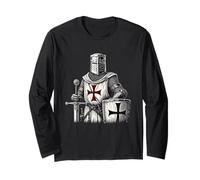 Design del Guerriero Cavaliere templare Maglia a Manica