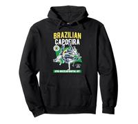 Design del Movimento Brasiliano di Arti Marziali Afro Capoeira Felpa con Cappuccio