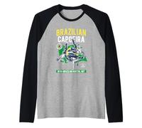 Design del Movimento Brasiliano di Arti Marziali Afro Capoeira Maglia con Maniche Raglan