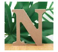 Design del nome in piedi con lettere in legno color da 10 cm