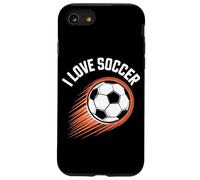 Design del pallone da corsa I Love Soccer Custodia per iPhone SE (2020) / 7 / 8