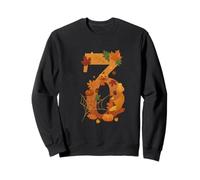 Design del Ringraziamento Autunnale con Six Seven 6 7 Gergale Meme Felpa