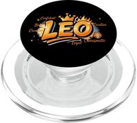 Design del Segno Zodiacale Leone per Persone Sicure PopSockets PopGrip per MagSafe