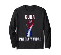 Design del sentimento di Cuba Patria y Vida Maglia a Manica