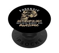 Design del teschio di antropologia forense PopSockets PopGrip Adesivo