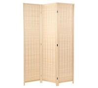 DESIGN DELIGHTS PARAVENT Bastia 170x120 cm, 3 Pezzi | paravento in Legno di bambù, divisorio per Ambienti, Schermo per la Privacy, divisorio