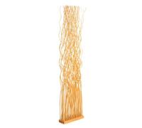DESIGN DELIGHTS - Wave, divisorio/paravento, per ambienti e stanze, in vimini, in rami di legno di salice, 170 x 44 cm (A x L), colore miele