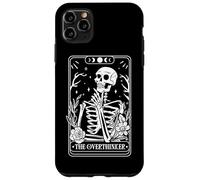 Design della carta dei tarocchi dello scheletro del pensatore eccess Custodia per iPhone 11 Pro Max