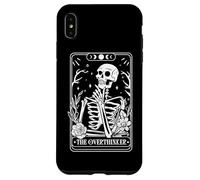 Design della carta dei tarocchi dello scheletro del pensatore eccess Custodia per iPhone XS Max