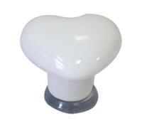 Design Della Forma Del Cuore Del Serbatoio Del Serbatoio Igienico - Manico A Spinta Facile, Manopola A Filo Decorativo | Strumento Del Pulsante Del Gabinetto Compatto Con Adattamento Universale E Cons