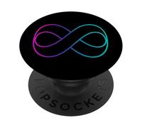 Design della mentalità del ciclo infinito iterato e composto PopSockets PopGrip Adesivo