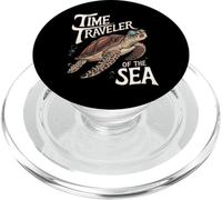 Design della tartaruga marina viaggiatore del tempo PopSockets PopGrip per MagSafe
