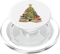Design dell'albero di Natale per lettori e amanti dei libri PopSockets PopGrip per MagSafe