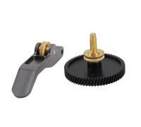 Design dell'asse integrato, costruzione a doppio cuscinetto a ruota, aspetto DLC oro, kit in lega di alluminio, accessori per stampante 3D per Lab A1 A1 Mini Gold