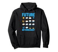 Design delle Icone del meteorologo del Futuro Felpa con Cappuccio