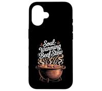 Design dello stufato di manzo che scalda l'anima Custodia per iPhone 16