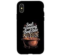 Design dello stufato di manzo che scalda l'anima Custodia per iPhone X/XS