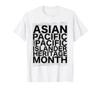 Design dell'orgoglio culturale delle Isole asiatiche del Pacifico Maglietta