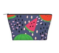 Design di anguria di frutta estiva, Borsa da toilette Borsa per trucco Borsa per cosmetici Borsa da toilette da viaggio portatile