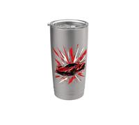 Design di auto da corsa Supercar Speed Burst Bicchiere termico in acciaio inox doppia parete