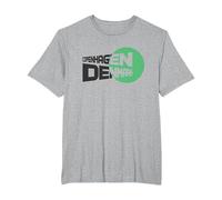 Design di Copenaghen Maglietta, Uomo Taglie Grandi, Grigio Melange, 3X Tall