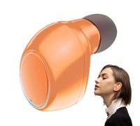 Design di cuffie invisibili: auricolari invisibili, piccoli auricolari wireless, auricolari per orecchio sinistro o destro, piccoli auricolari con funzione di riduzione del rumore e dio