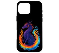 Design Di Fantasia Colorato Di Dragon Art Custodia per iPhone 16 Pro Max