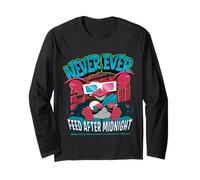 Design di Halloween con Gremlins Never Ever Feed After Midnight Gremlins Maglia a Manica