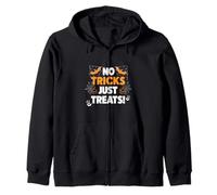 Design di Halloween No Tricks Just Treats Felpa con Cappuccio