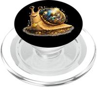 Design di Lumaca Disco per Amanti della Natura PopSockets PopGrip per MagSafe