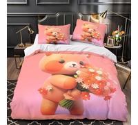 Design di risate pazze Set Di Copripiumino Biancheria da letto morbida stampa di 3D con federa cerniera nascosta cartone animato Horror copripiumino for adulti e bambini Super king（260x220cm）