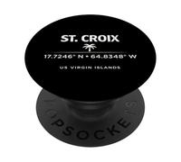 Design di viaggio coordinato St Croix USVI PopSockets PopGrip Adesivo