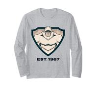 Design distintivo Yeti - EST. 1967 Snow Creature Sasquatch Maglia a Manica