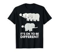 Design divertente con elefante: va bene essere umorismo diverso Maglietta