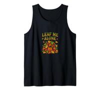 Design Divertente con Gattino Leaf Me Alone Canotta