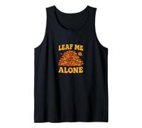 Design Divertente con Gattino Leaf Me Alone Canotta