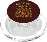 Design divertente con gattino "Leaf Me Alone" PopSockets PopGrip per MagSafe