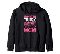 Design divertente con Monster Truck Mom Felpa con Cappuccio