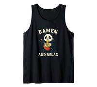 Design Divertente con Panda Ramen e Relax Canotta