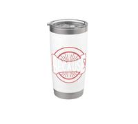 Design divertente con pizza perché mi merito Bicchiere termico in acciaio inox doppia parete