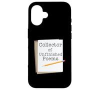Design divertente con poesie e poesie per donne e ragazze Custodia per iPhone 16