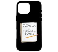 Design divertente con poesie e poesie per donne e ragazze Custodia per iPhone 16 Pro Max