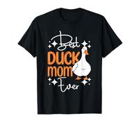 Design divertente con scritta "Best Duck Mom Ever" Maglietta