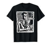 Design Divertente con Scritta If You Must Smoke Smoke Maglietta