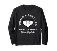 Design divertente con scritta "World's Best Dad" Maglia a Manica