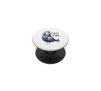 Design divertente con uccellini piccioni e bugiardi PopSockets PopGrip Adesivo